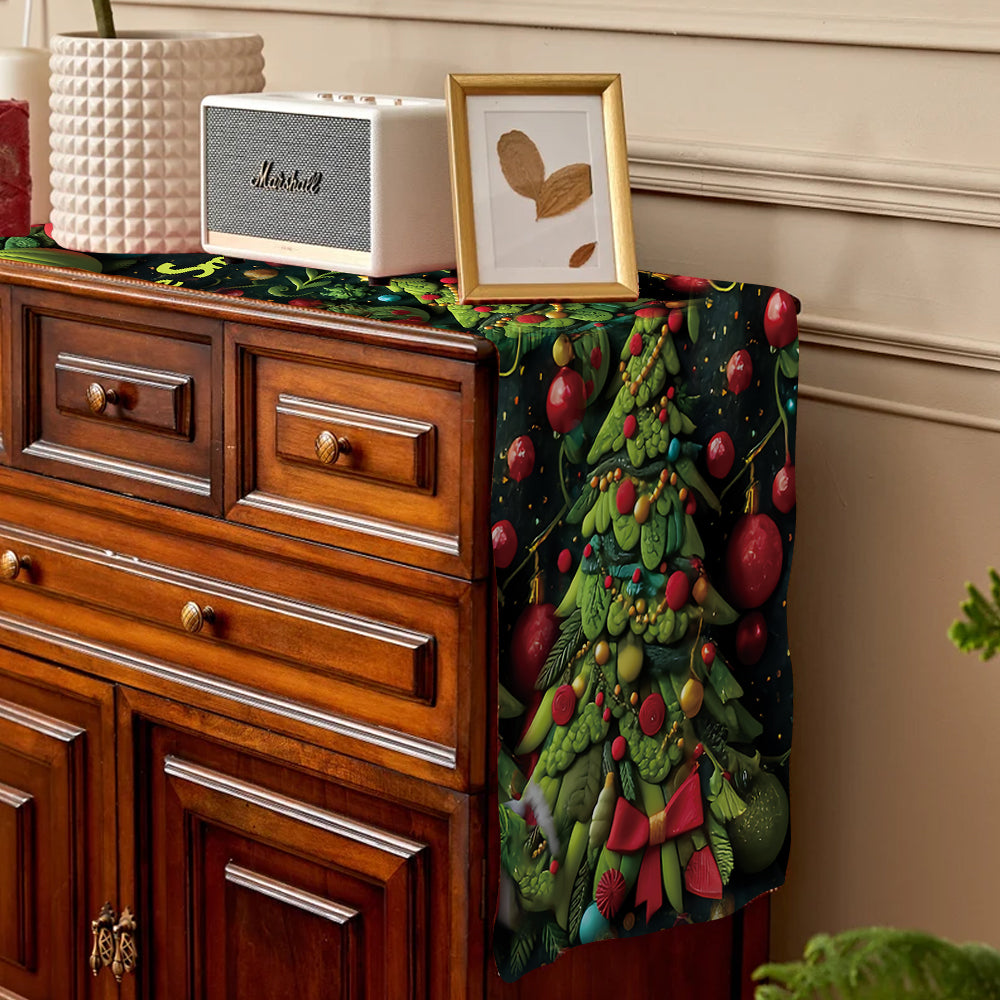 Merry Grinchmas - Personalized Stole Christmas Table Runner