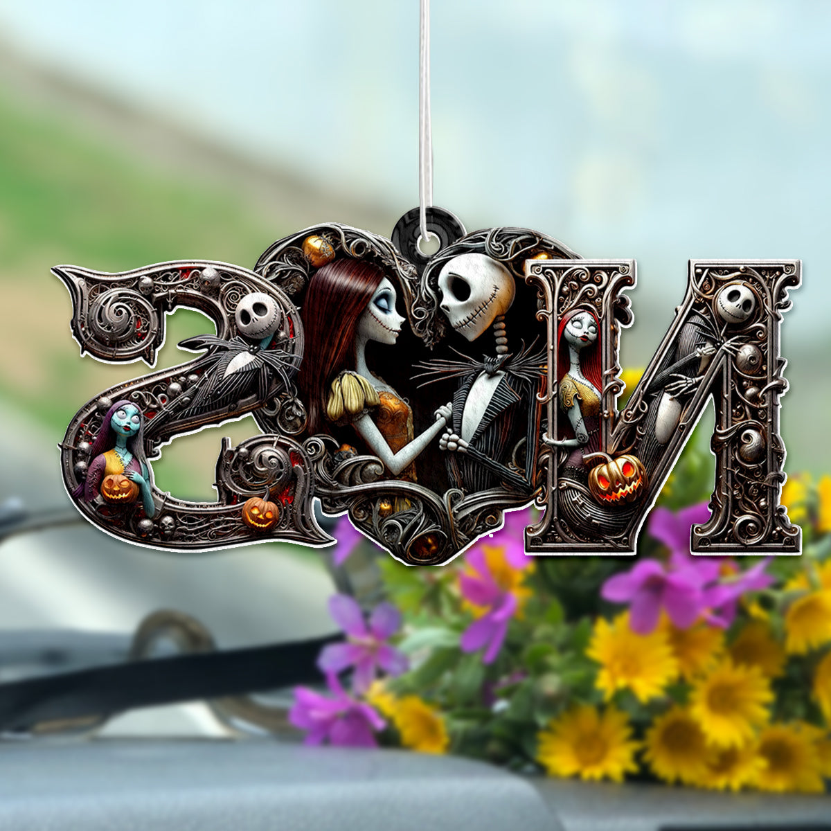 It's You & Me - Personalized Nightmare Shaped Air Freshener