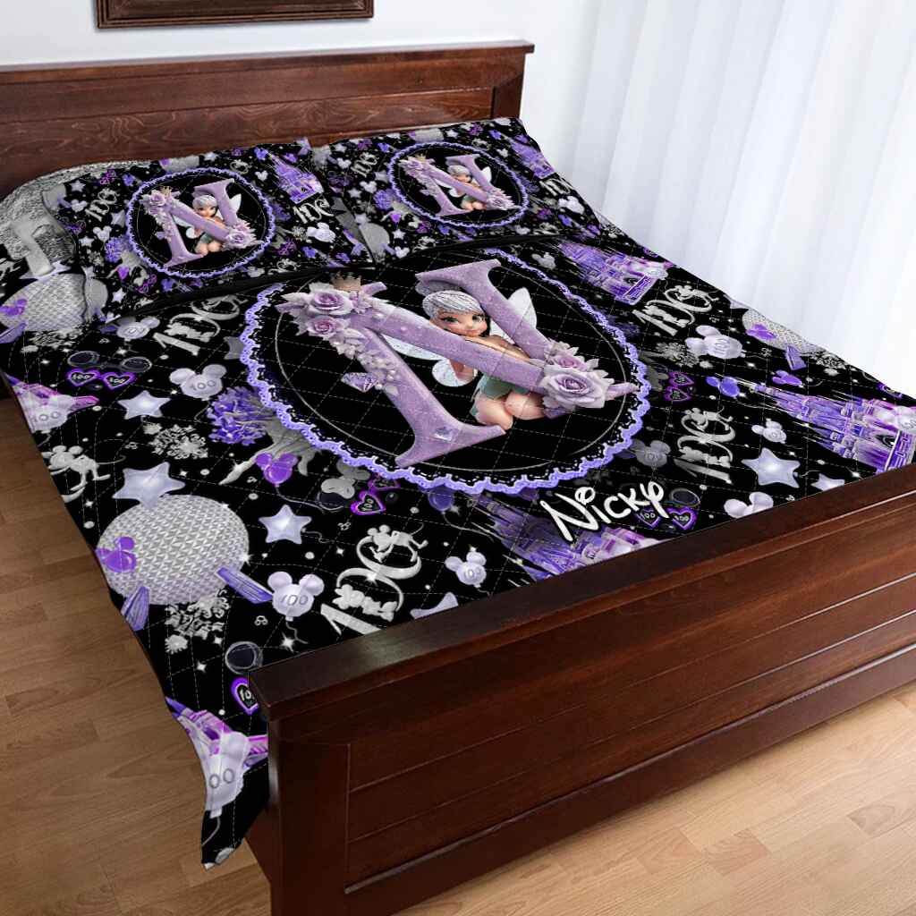 Magic Purple - Personalized Mouse Quilt Set