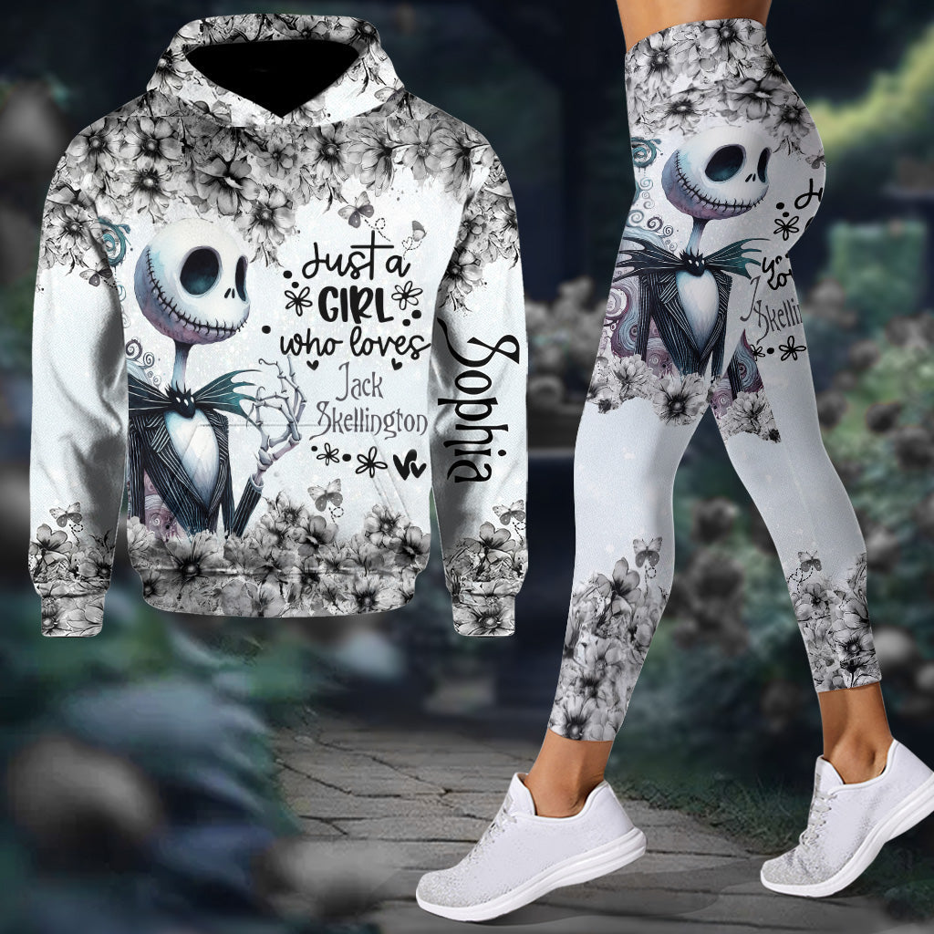 Just A Girl Who Loves Jack - Personalized Nightmare Hoodie and Leggings
