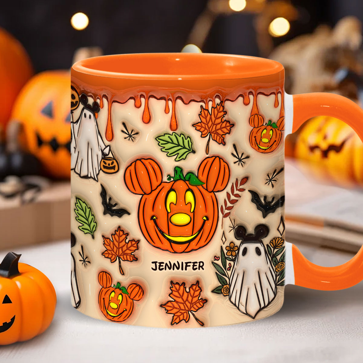 Halloween Mouse - Personalized Mouse Accent Mug