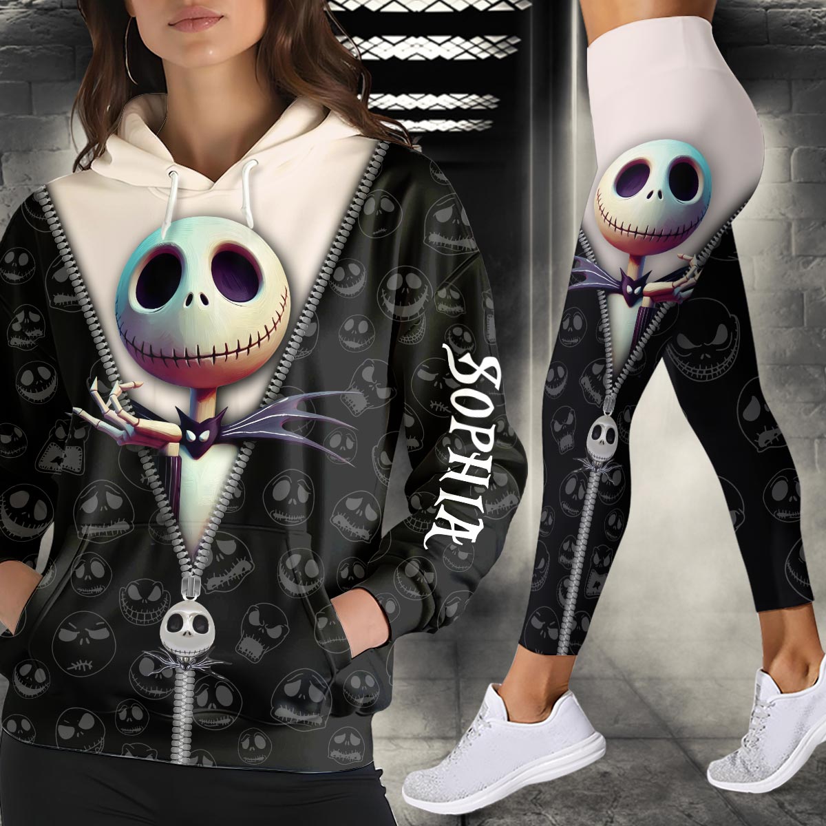 Just A Girl Who Loves Jack - Personalized Nightmare Hoodie and Leggings