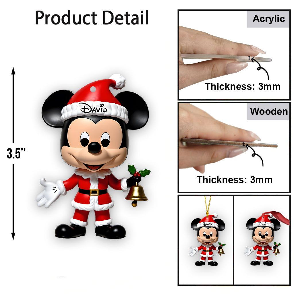 Magic Christmas - Personalized Mouse Ornament