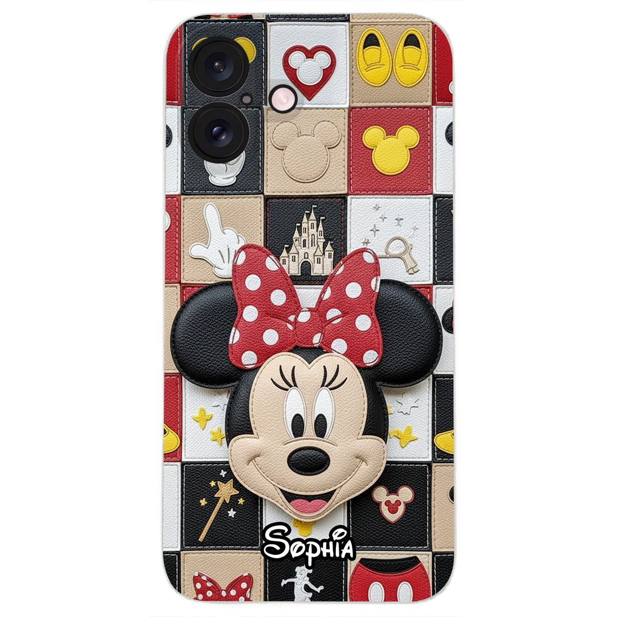 Magical Friends - Personalized Mouse Leather Phone Case