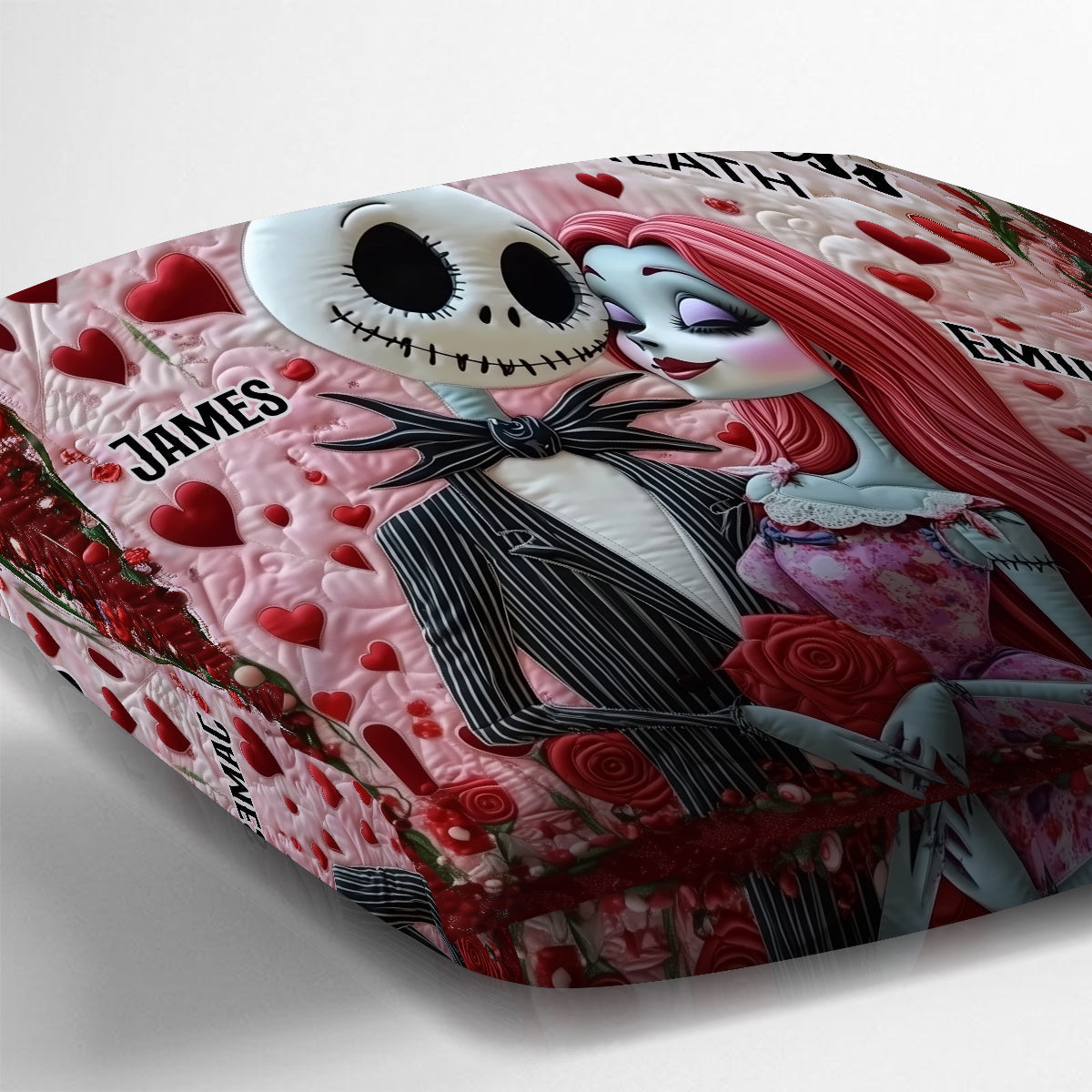 From Our First Kiss - Personalized Nightmare Throw Pillow