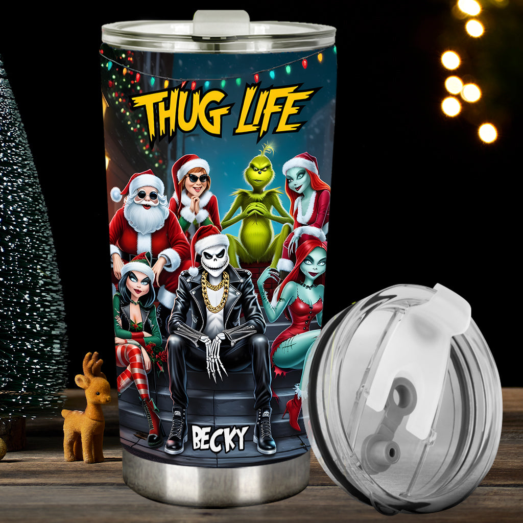 Waiting for Christmas - Personalized Nightmare Tumbler