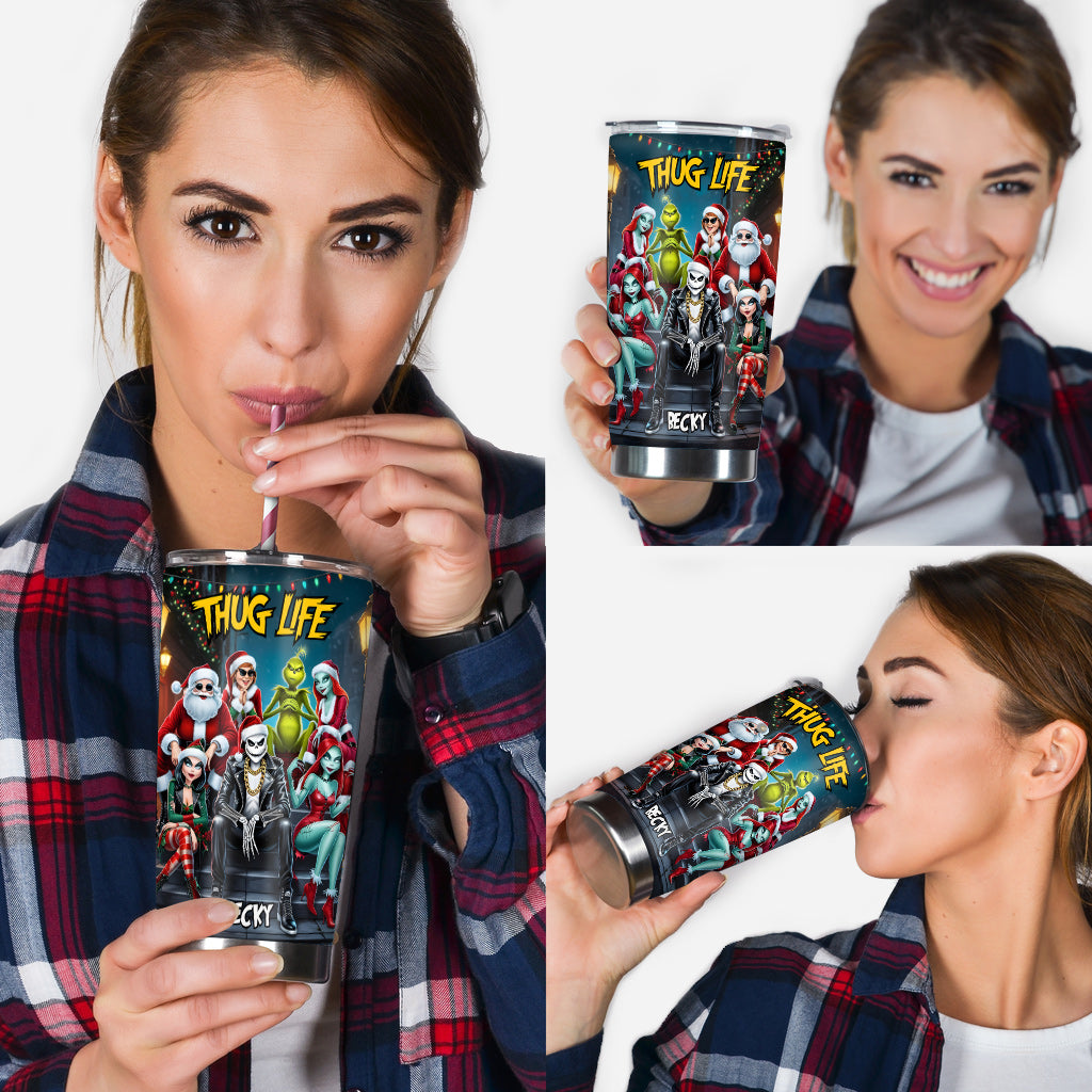 Waiting for Christmas - Personalized Nightmare Tumbler