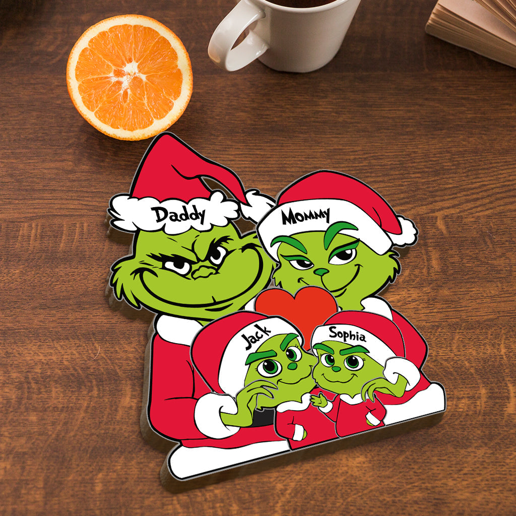 Magic Family - Personalized Family Shaped Wooden Puzzle