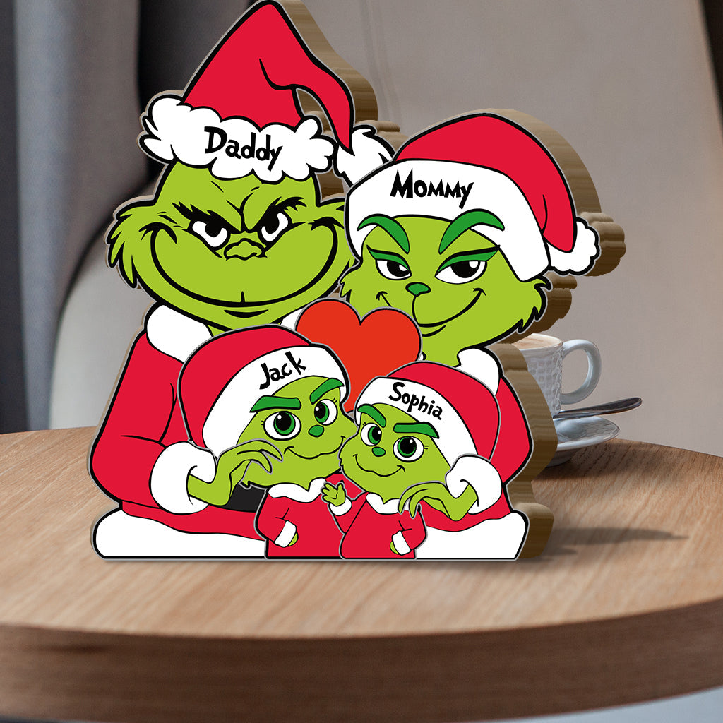 Magic Family - Personalized Family Shaped Wooden Puzzle