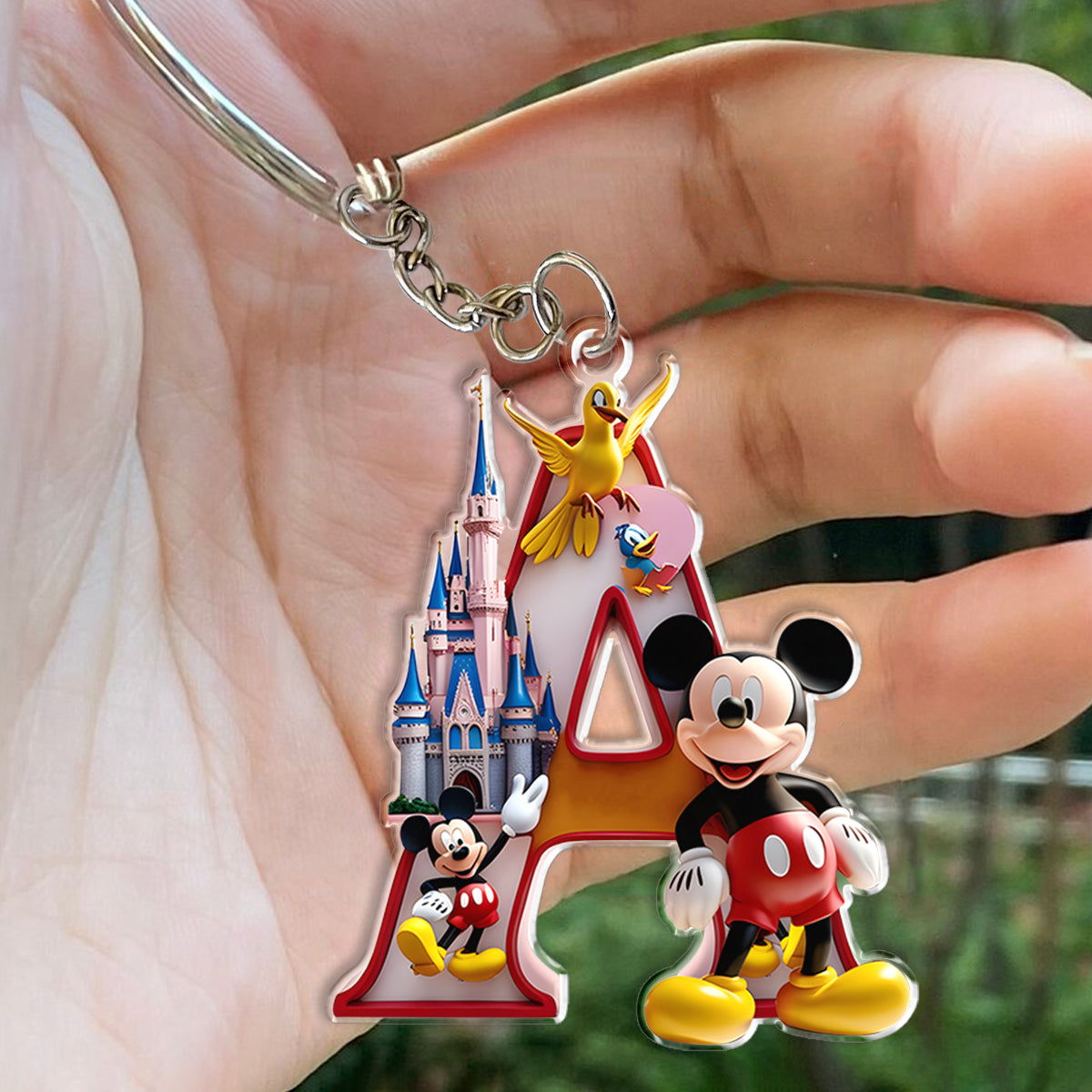 Magic World - Personalized Mouse Keychain
