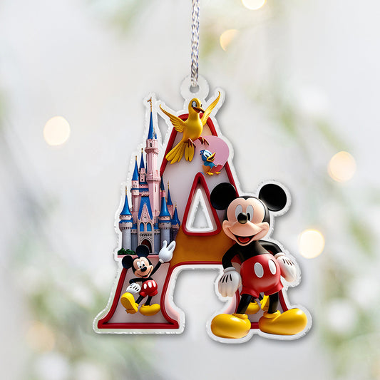 Magic Christmas - Personalized Mouse Transparent Ornament
