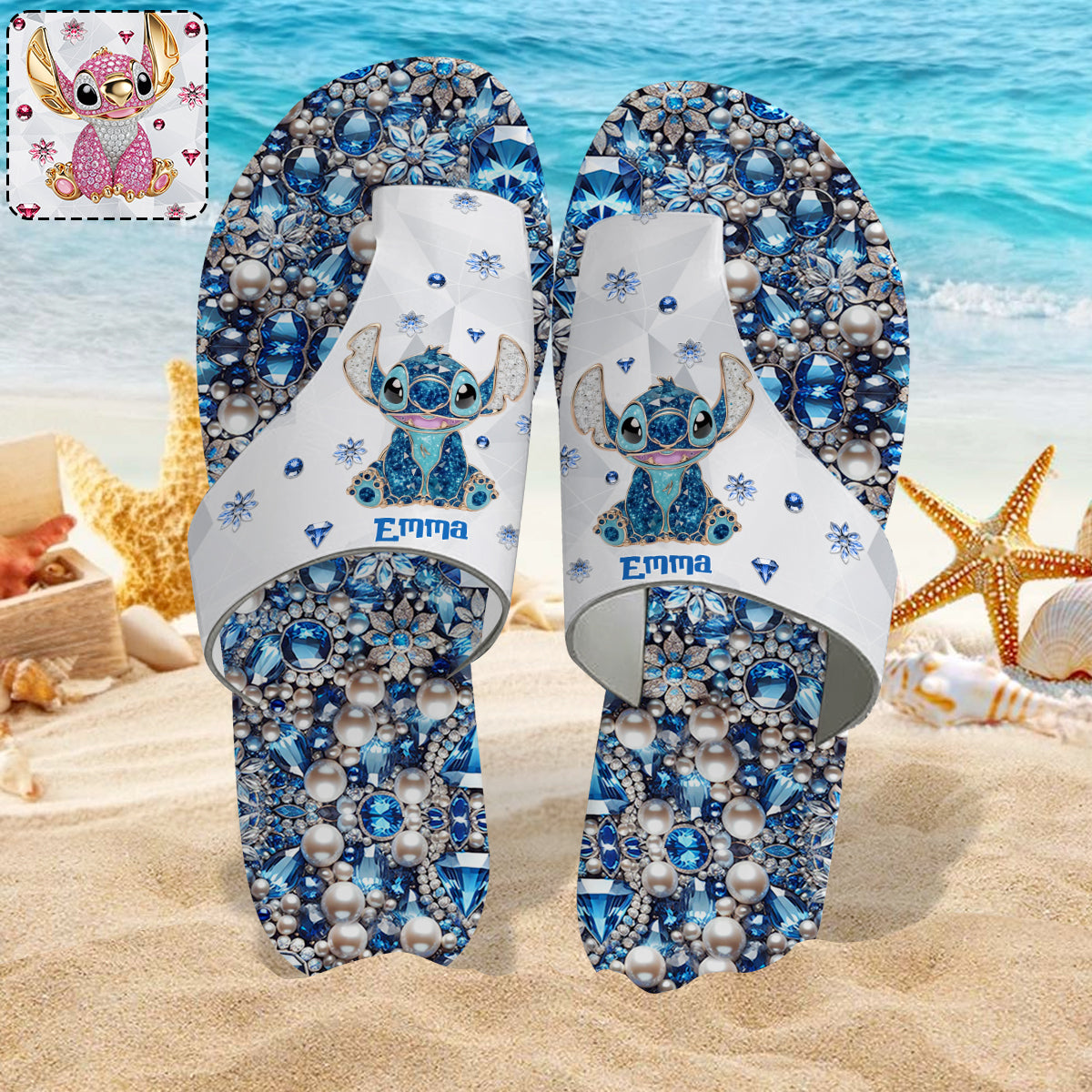 Ohana Means Family - Personalized Ohana Open Toe Sandals