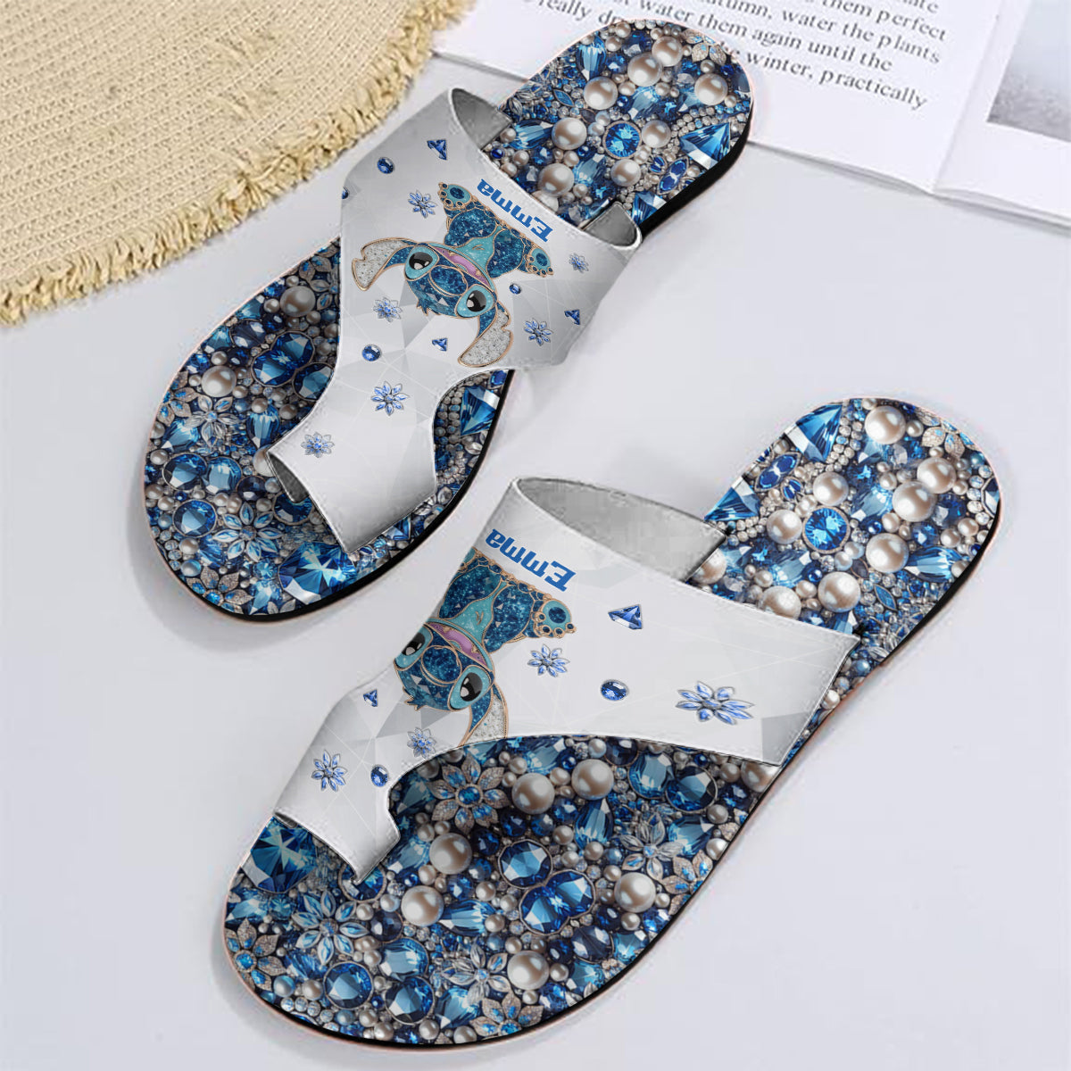 Ohana Means Family - Personalized Ohana Open Toe Sandals