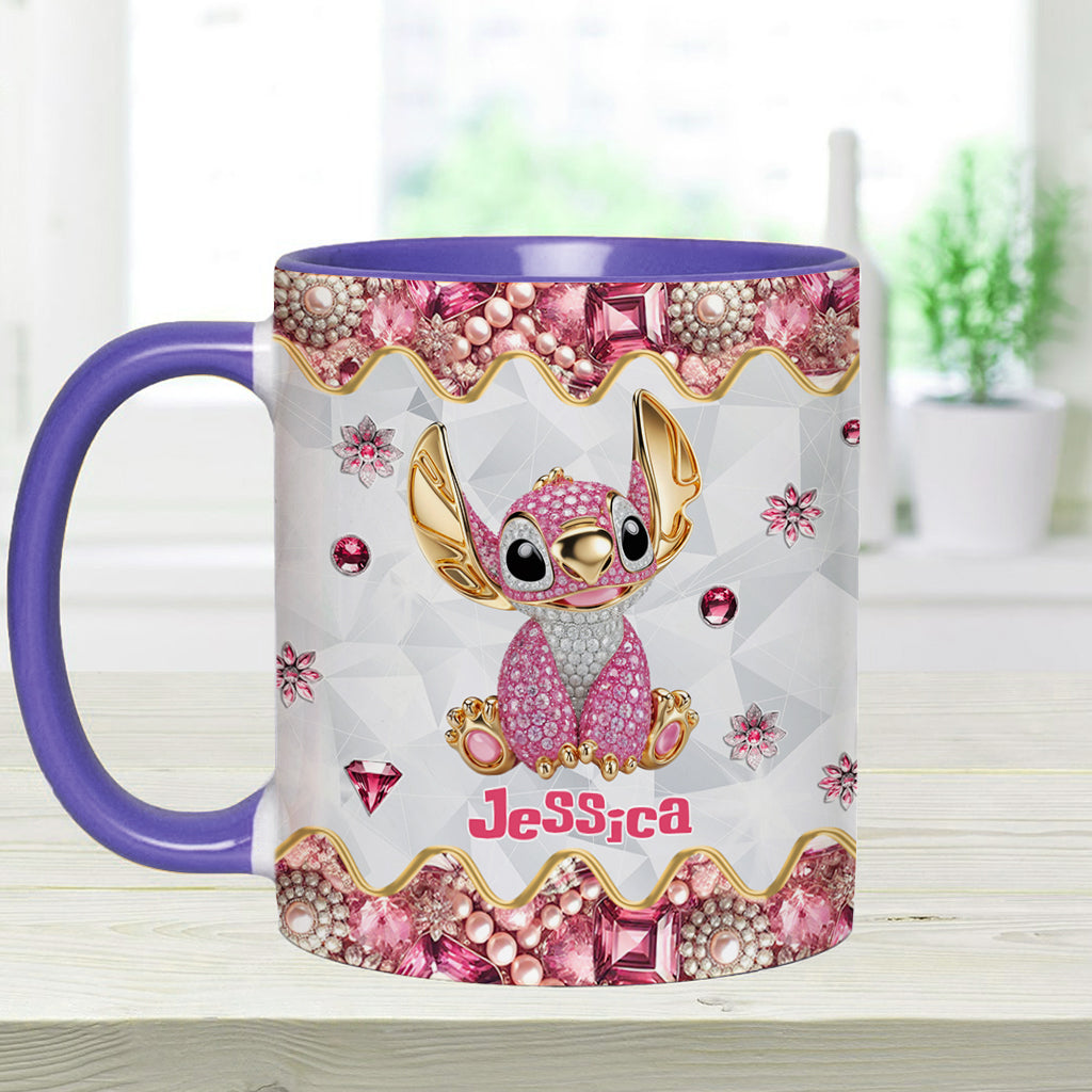 Blue Ohana - Personalized Ohana Accent Mug