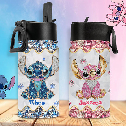 Blue Ohana - Personalized Ohana Kids Water Bottle
