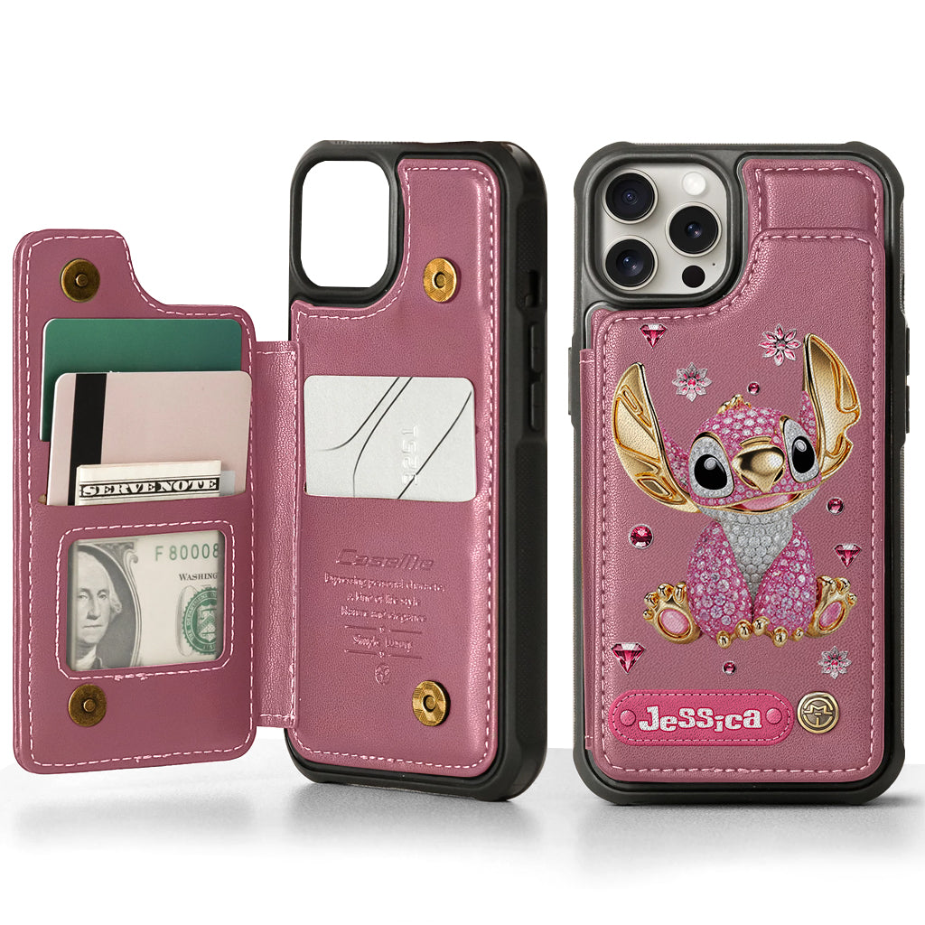 Blue Ohana - Personalized Ohana Wallet Phone Case