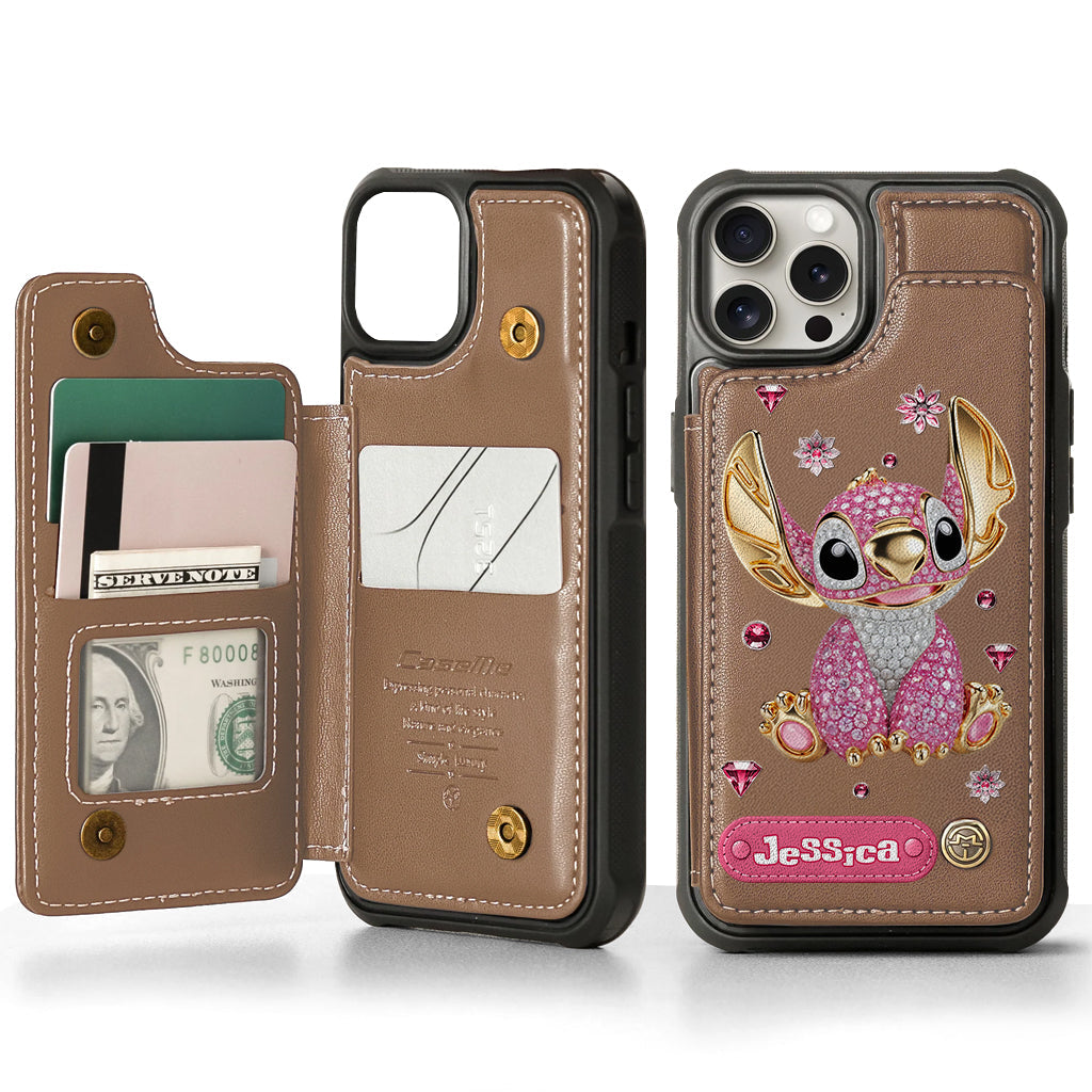 Blue Ohana - Personalized Ohana Wallet Phone Case