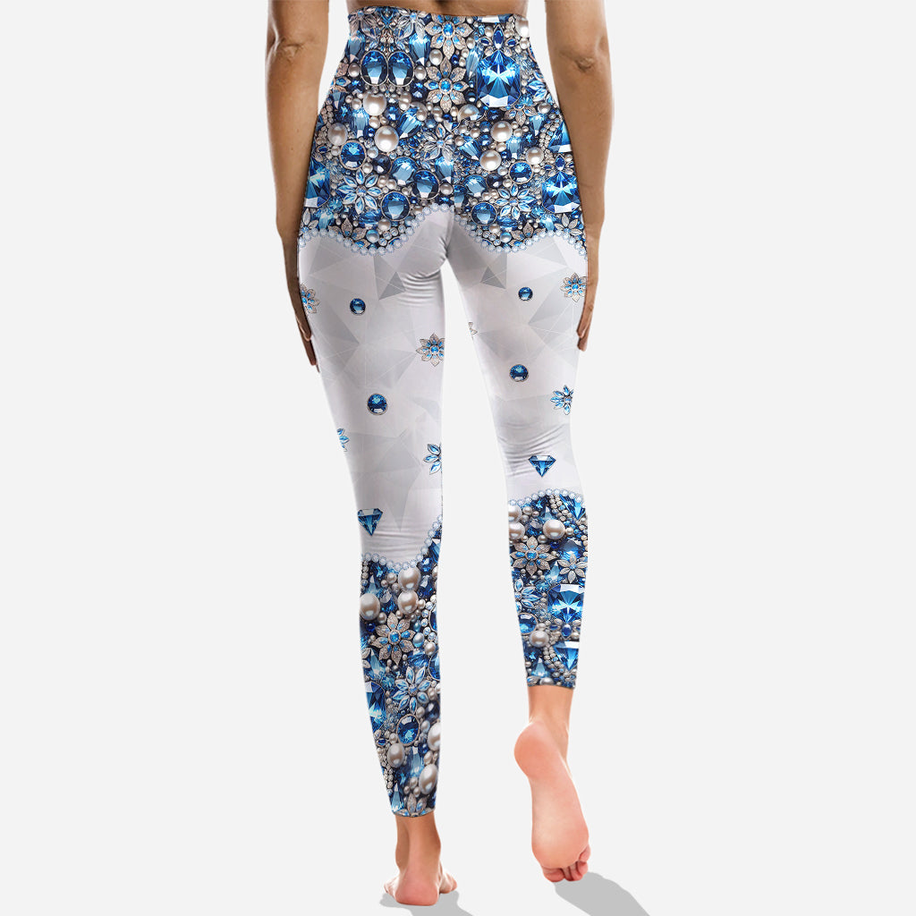 Blue & Pink Ohana - Personalized Ohana Hoodie and Leggings