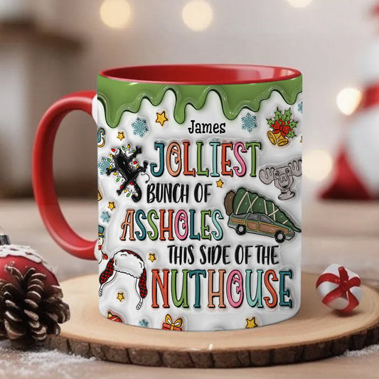Jolliest - Personalized Accent Mug