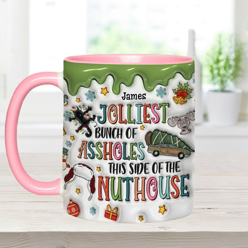 Jolliest - Personalized Accent Mug