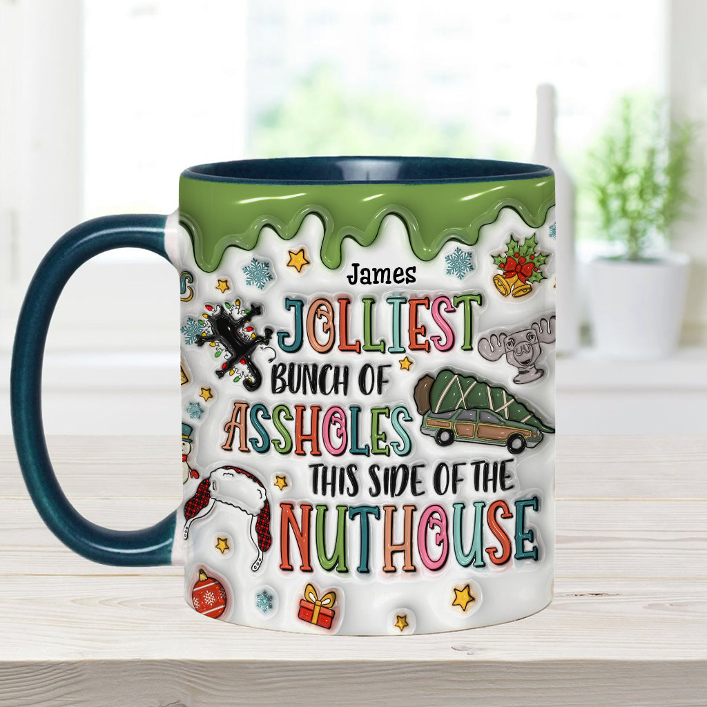 Jolliest - Personalized Accent Mug