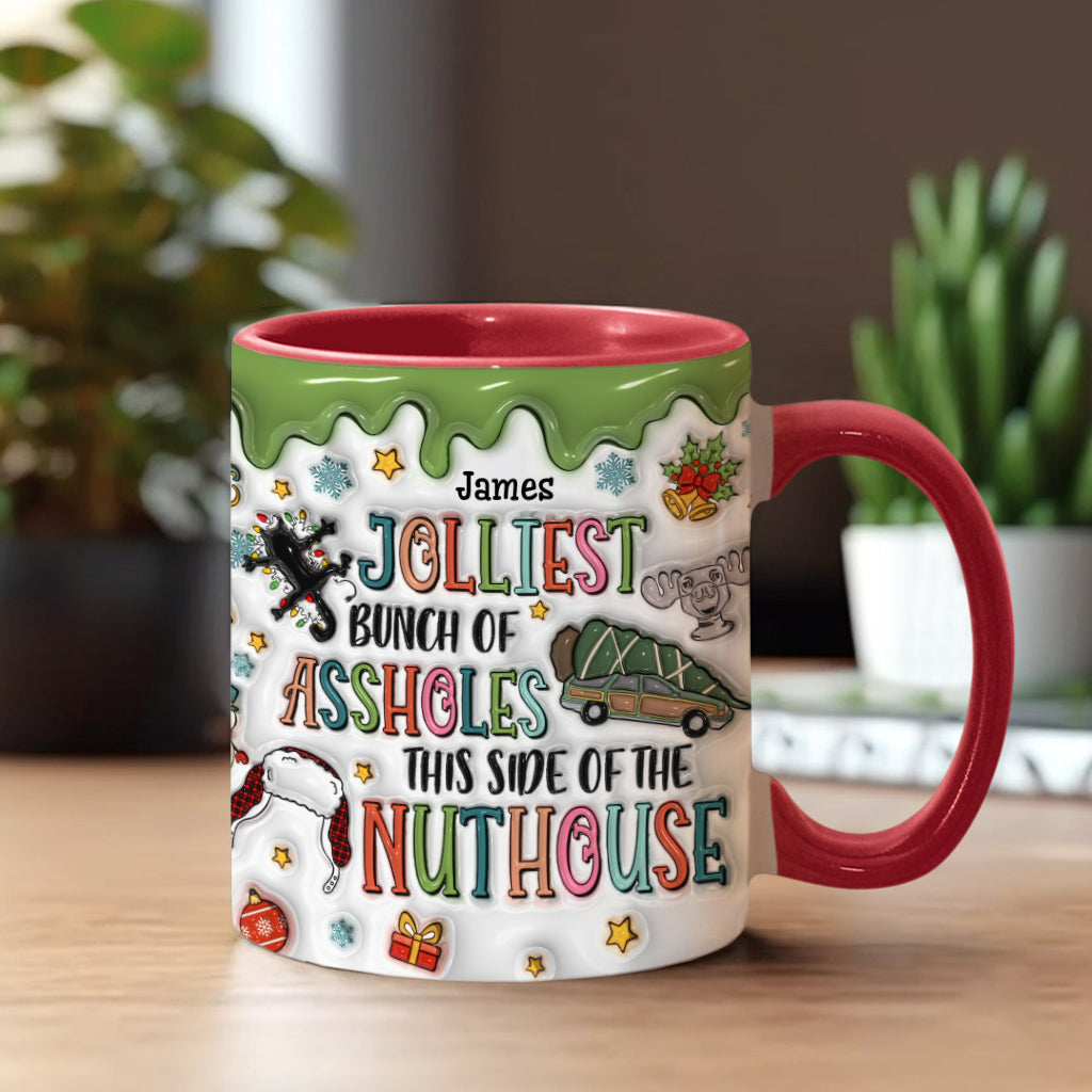 Jolliest - Personalized Accent Mug