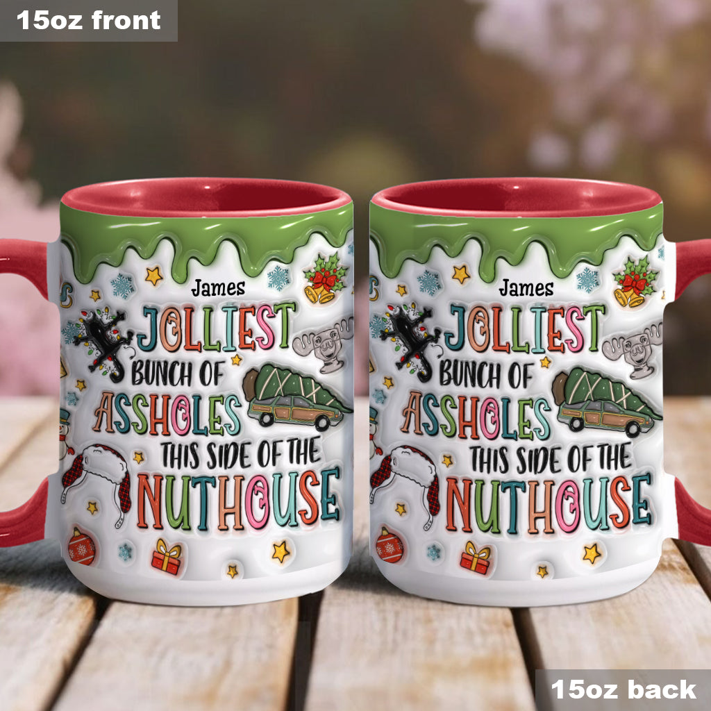 Jolliest - Personalized Accent Mug