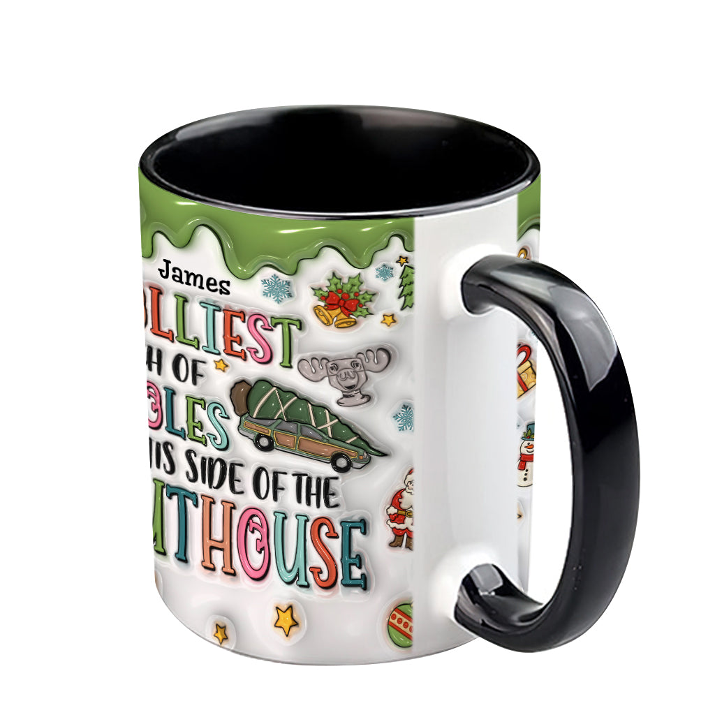 Jolliest - Personalized Accent Mug