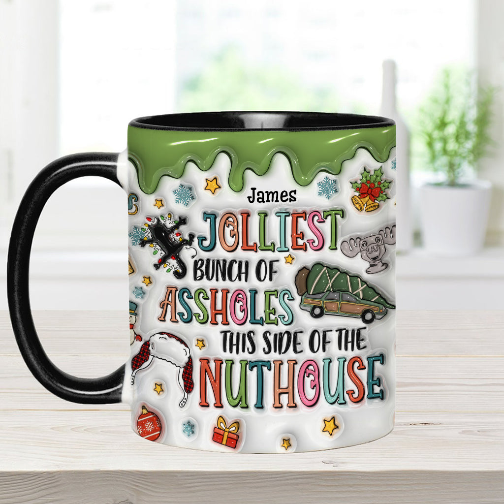 Jolliest - Personalized Accent Mug