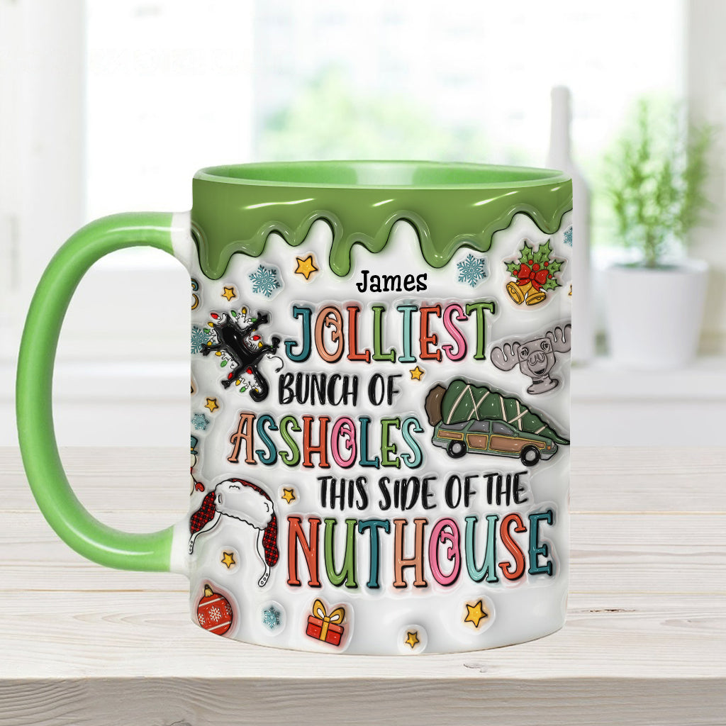 Jolliest - Personalized Accent Mug