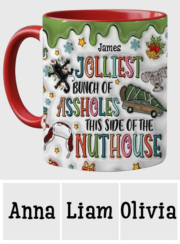 Jolliest - Personalized Accent Mug
