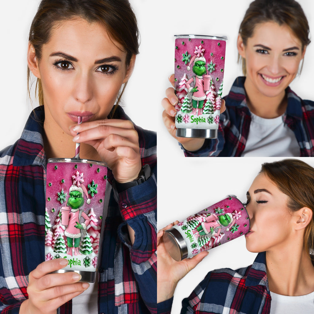 Merry Chrinchmas - Personalized Stole Christmas Tumbler