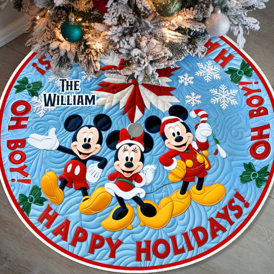 Magic Family - Personalized Mouse Tree Skirt