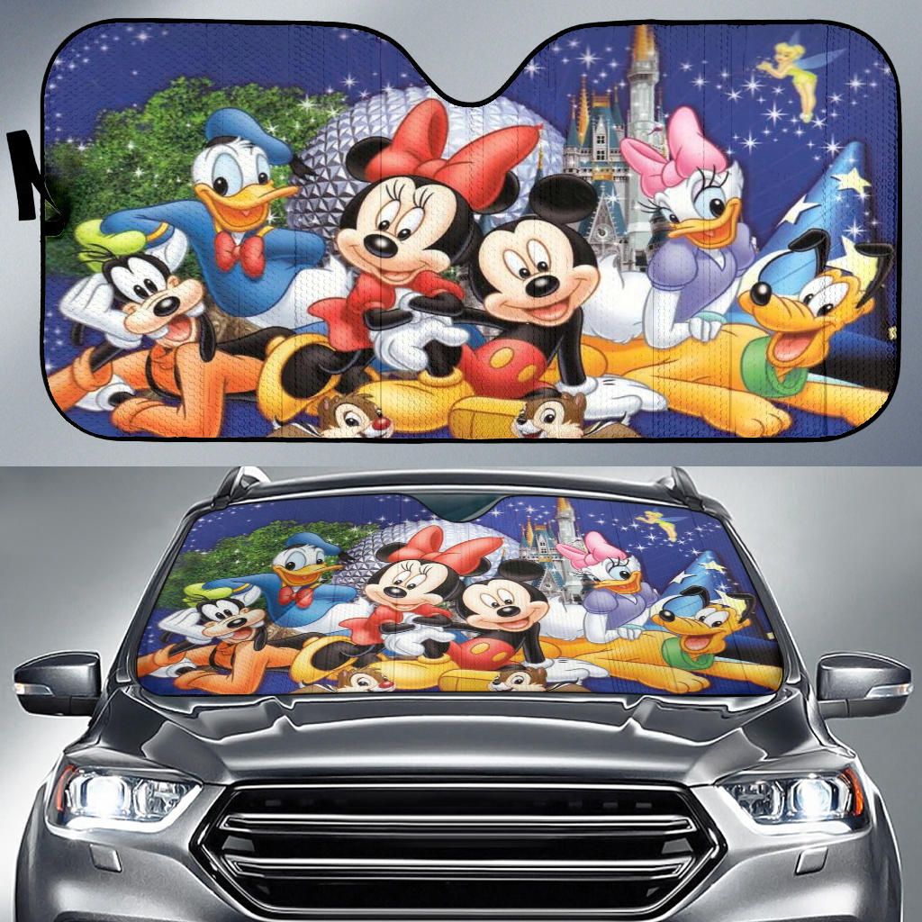 Magical World Mouse Car Sunshade 0823