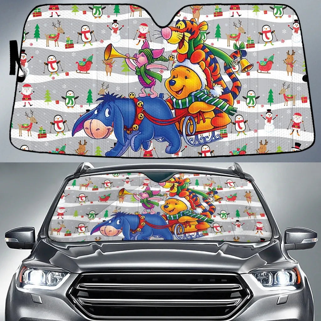 Best Friends Mouse Car Sunshade 0823