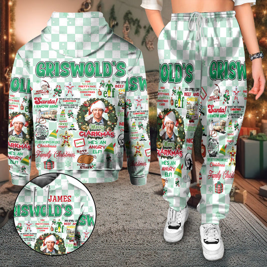 Christmas Movie Watching - Personalized Christmas Movie Hoodie and Sweatpants