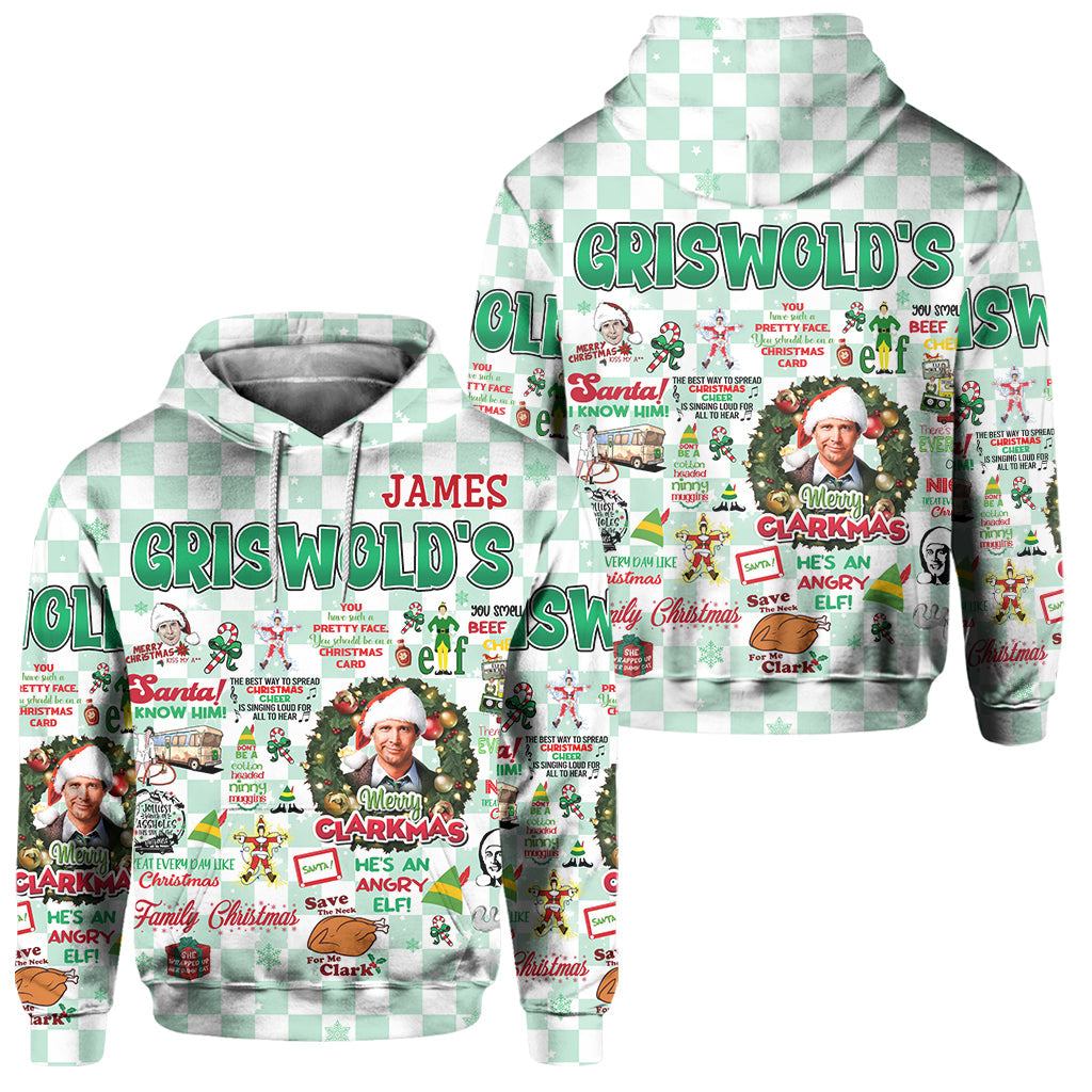 Christmas Movie Watching - Personalized Christmas Movie Hoodie and Sweatpants