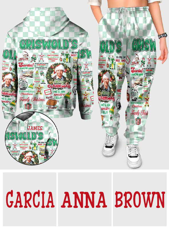 Christmas Movie Watching - Personalized Christmas Movie Hoodie and Sweatpants
