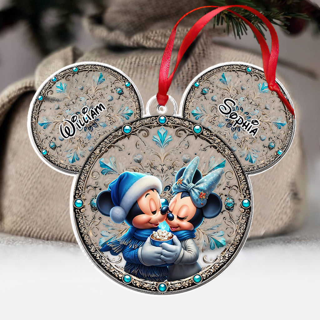 Mouse Couple - Personalized Mouse Ornament
