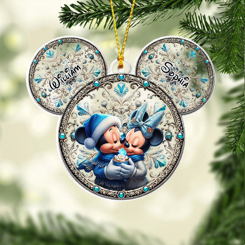 Mouse Couple - Personalized Mouse Ornament