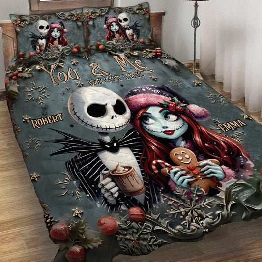 Nightmare Couple - Personalized Nightmare Quilt Set