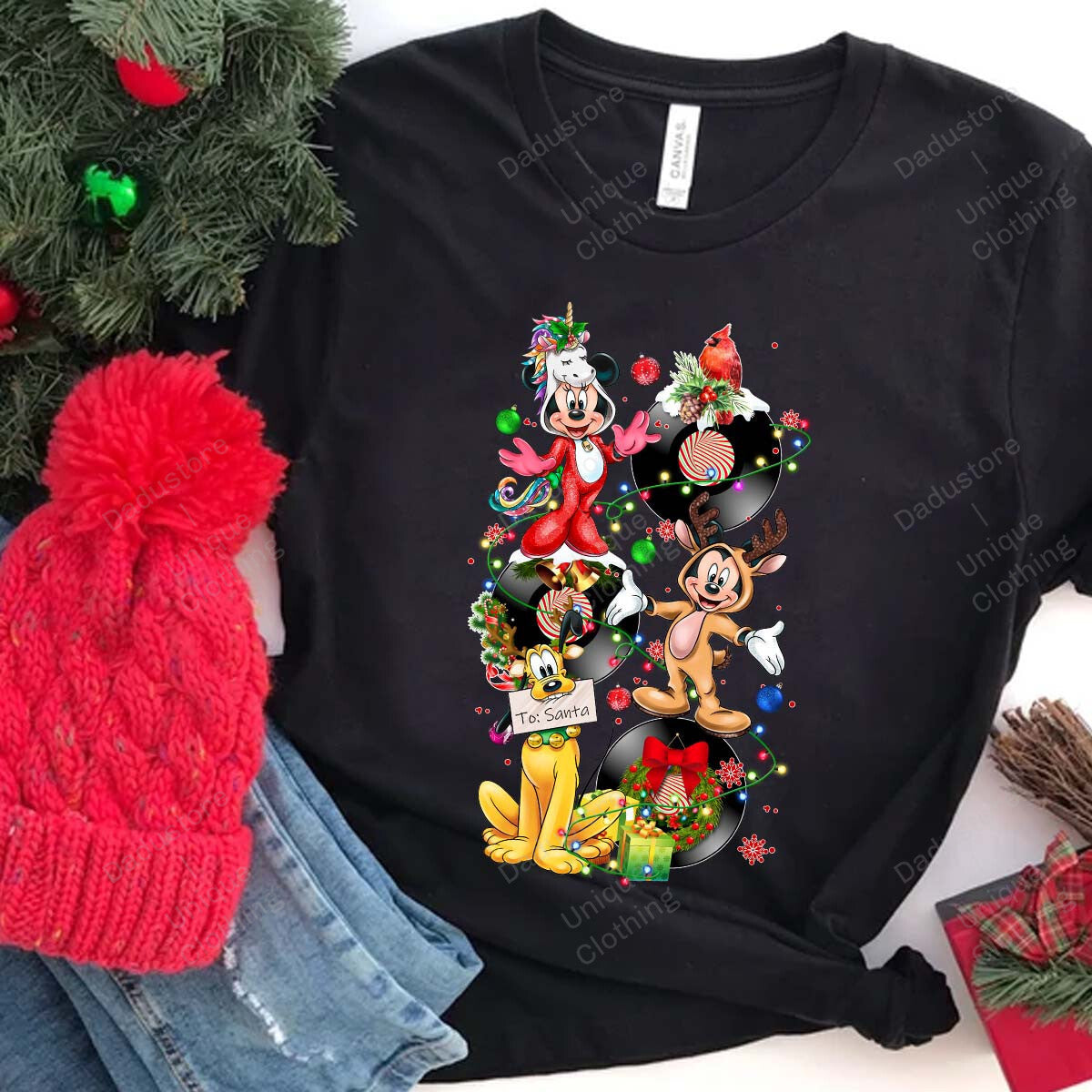 Merry Christmas Mouse T-shirt and Hoodie 0823
