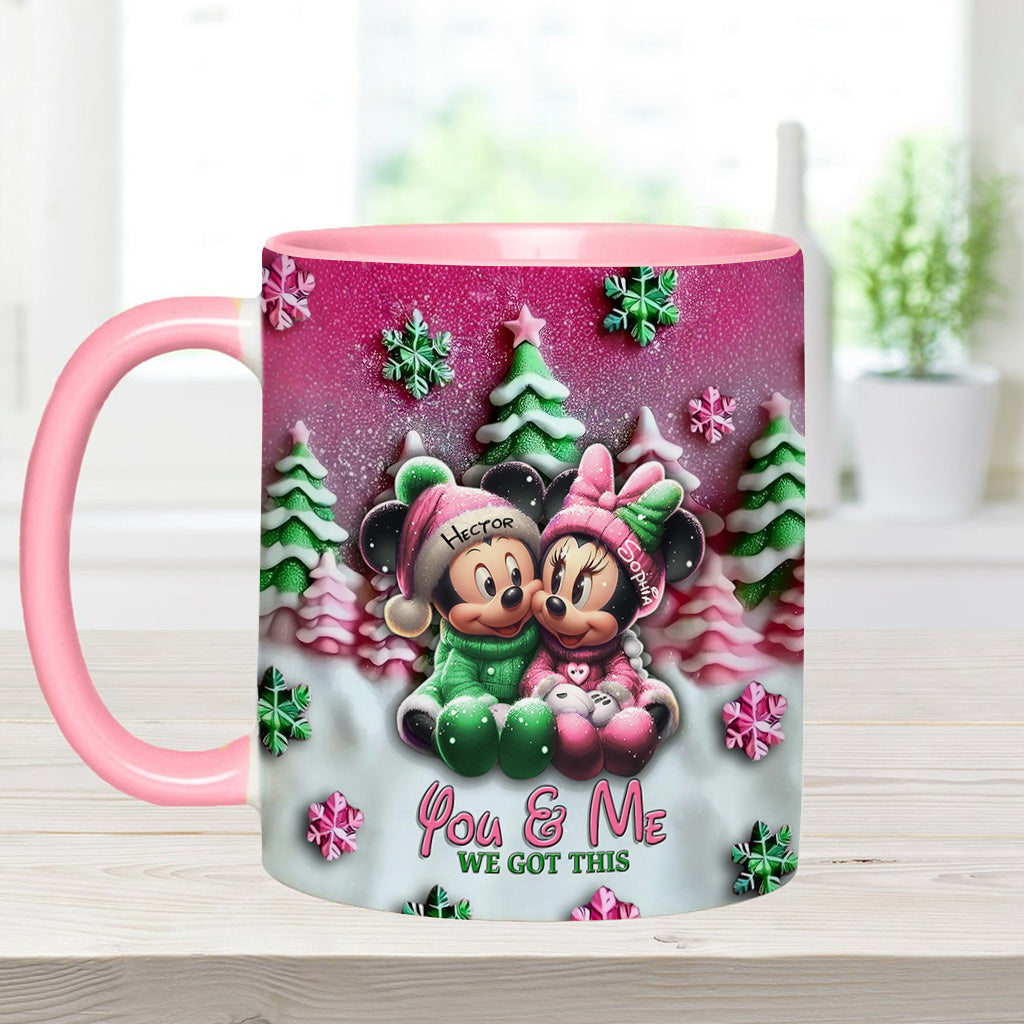 Mouse Couple - Personalized Mouse Accent Mug