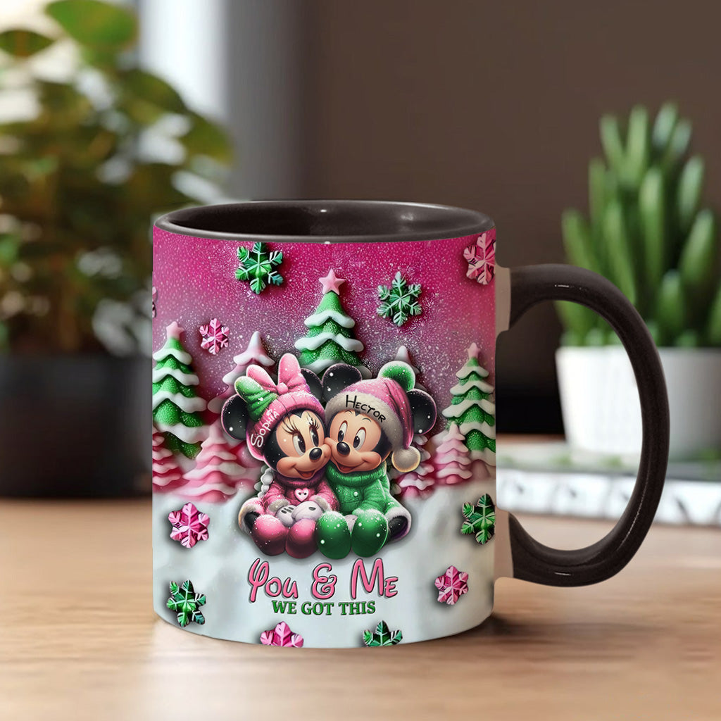 Mouse Couple - Personalized Mouse Accent Mug