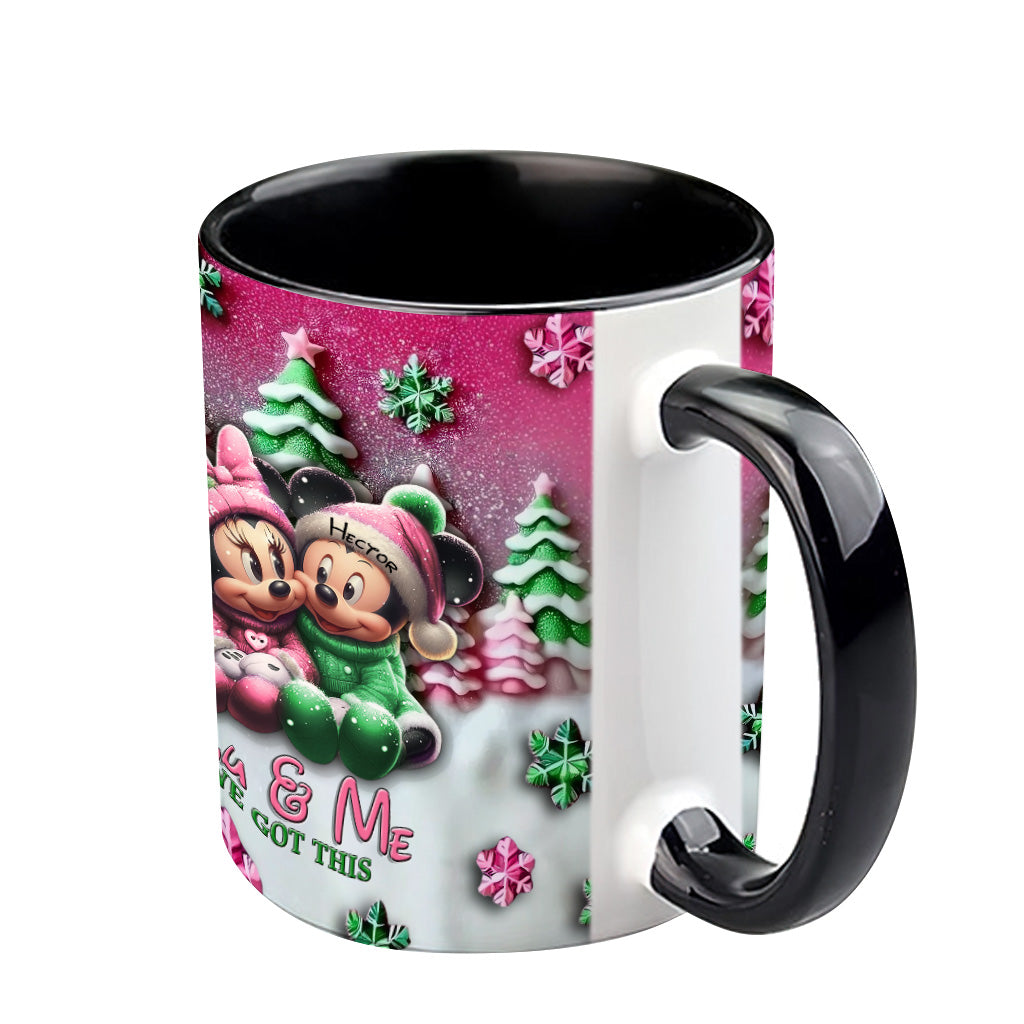 Mouse Couple - Personalized Mouse Accent Mug