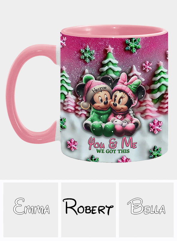 Mouse Couple - Personalized Mouse Accent Mug