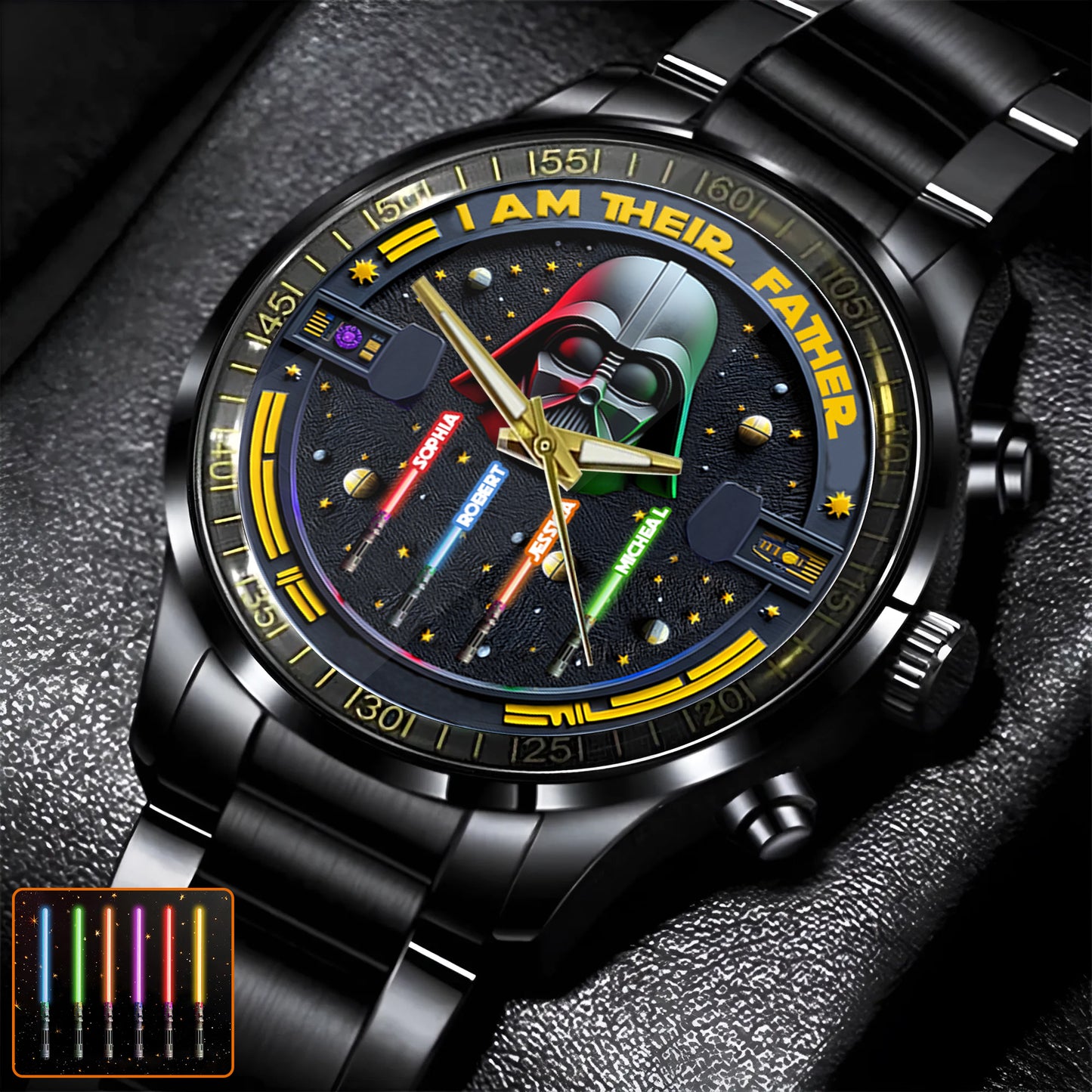 I'm Their Father - Personalized The Force Hand Watch