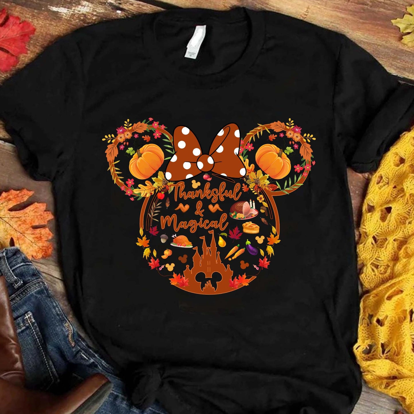Thanksful And Magical Mouse T-shirt and Hoodie 0823