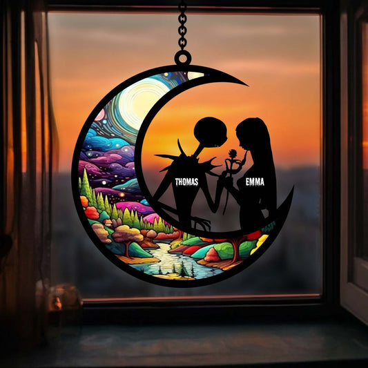 Together Forever - Personalized Nightmare Window Hanging Suncatcher Ornament
