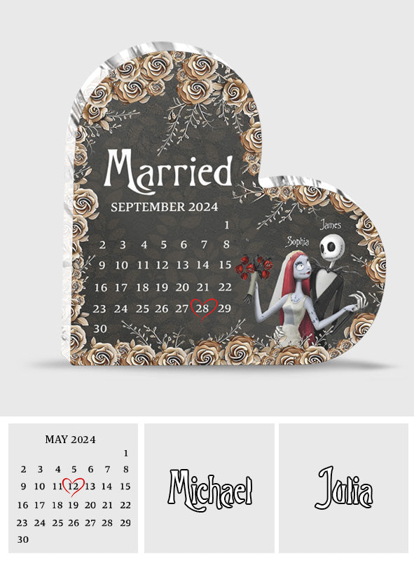 Married - Personalized Nightmare Custom Shaped Acrylic Plaque